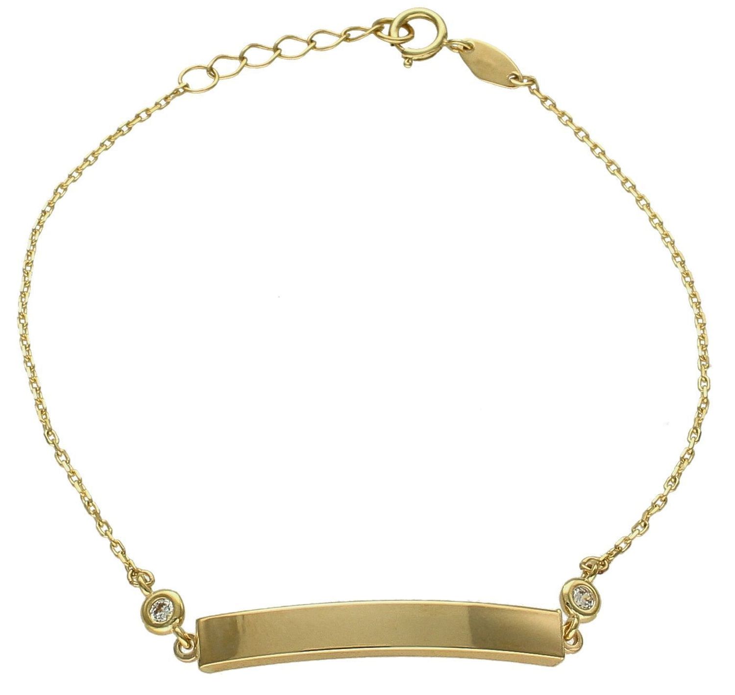 Złota bransoletka damska 375 celebrytka z blaszką do graweru BR 3721 375. Złota bransoletka damska. Złota bransoletka próby 375. Bransoletka złota damska delikatna celebrytka. Bransoletka złota celebrytka idealna na p.jpg